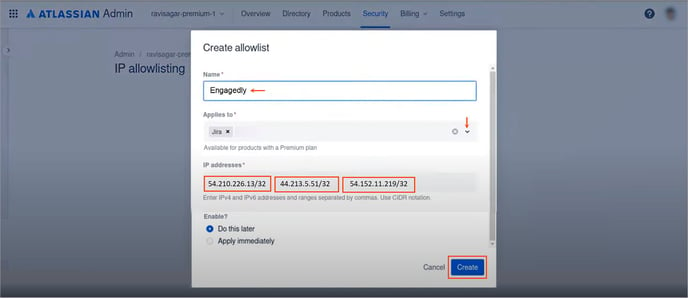 AD IP addresses in Jira1