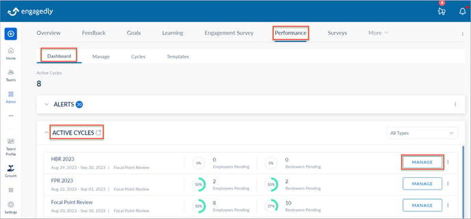 Access Cycle Manage Page2