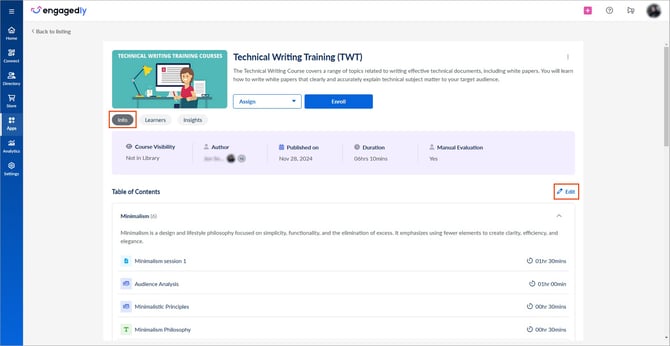 Add and manage authors1-4