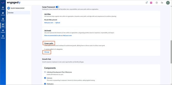 Add and manage career paths1