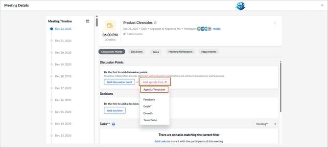 Add and manage discussion points1-2