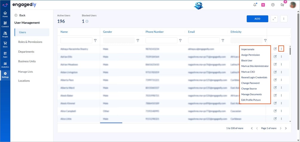 Add and manage employees (Users)