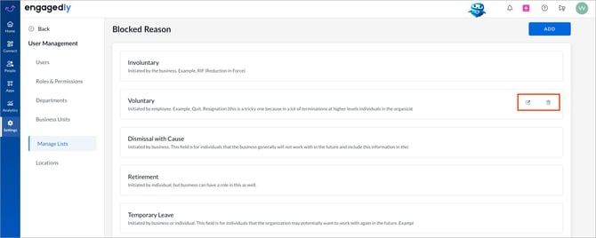 Add and manage reasons for blocked employees2