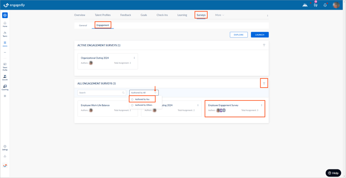 Add and manage sections and questions in ES1