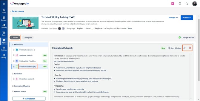 Add and manage sections and units3