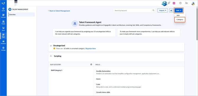Add and manage skill categories and subcategories2