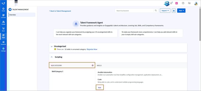 Add and manage skills3