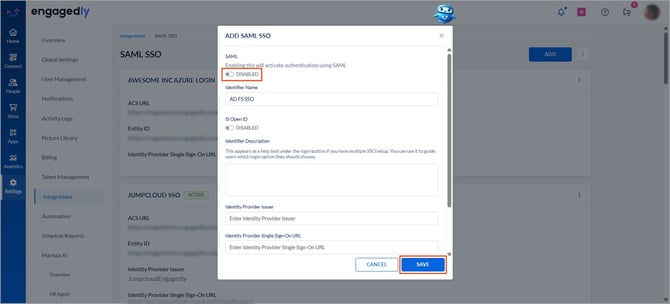 Configure AD FS SSO with Engagedly14