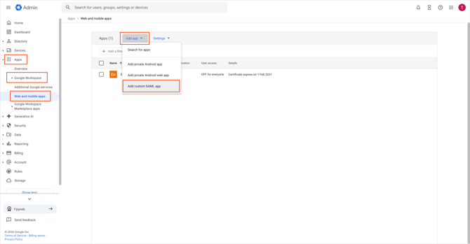 Configure Google Workspace SSO with Engagedly2