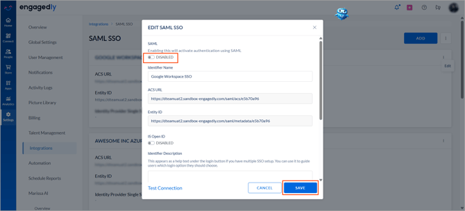 Configure Google Workspace SSO with Engagedly5