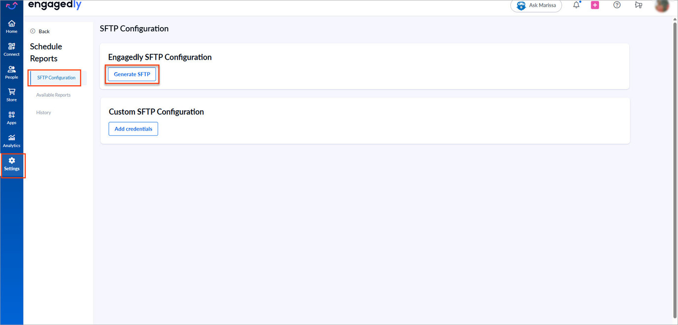 Sftp Config.json Configure SFTP in Engagedly