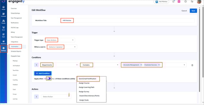 Configure automation workflow1