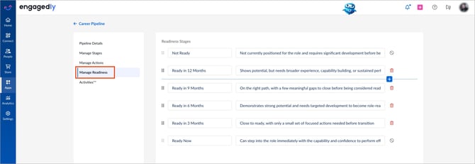 Configure readiness statuses in a talent pipeline1-1