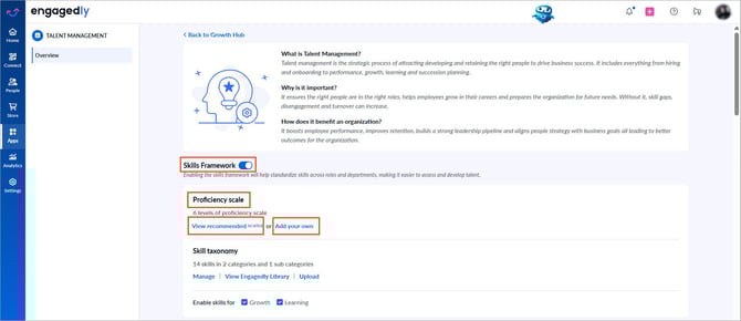 Configure skill proficiency scale1-1