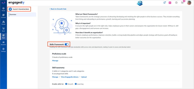Configure skills framework1