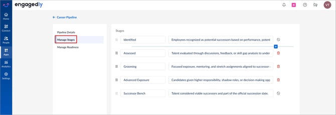 Configure stages in a pipeline1