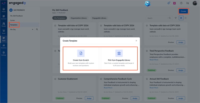 Create a 360 feedback template2-1