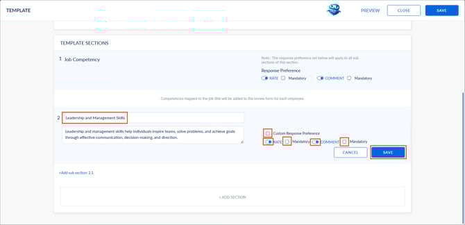 Create a 360 feedback template2