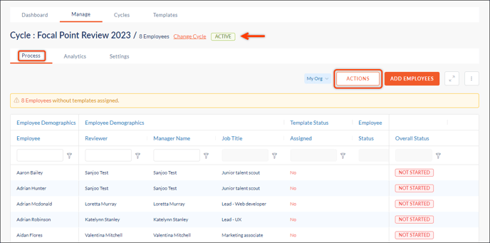 Cycle assign template10-2