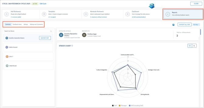 Export 360 feedback reports1