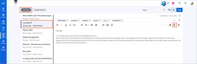 Export notes reports1