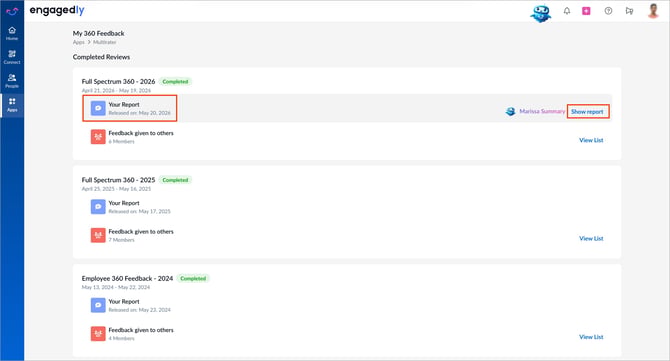 Export your 360 feedback report1