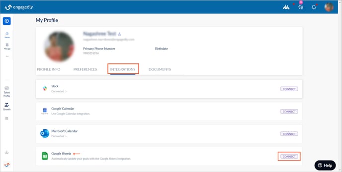 Google Sheets integration1-1