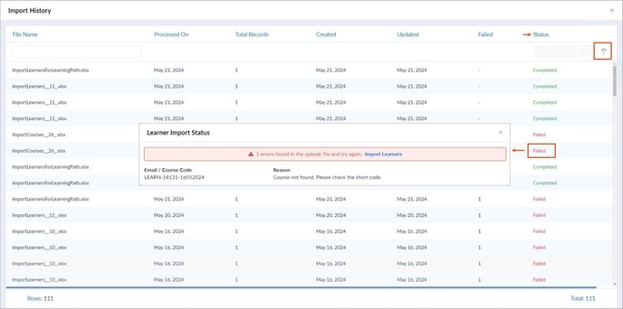 Import courses, learners, and history3