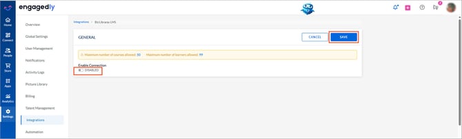 Integrate BizLibrary with Engagedly2