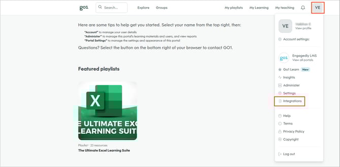 Integrate Go1 with Engagedly3