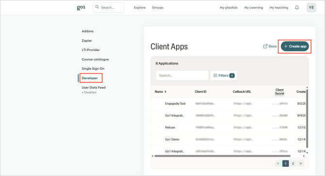 Integrate Go1 with Engagedly4
