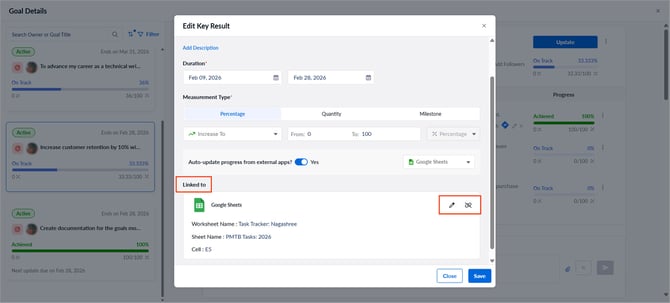 Integrate Google Sheets with Engagedly8