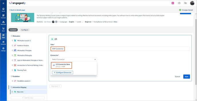 Integrate H5P with Engagedly5-1