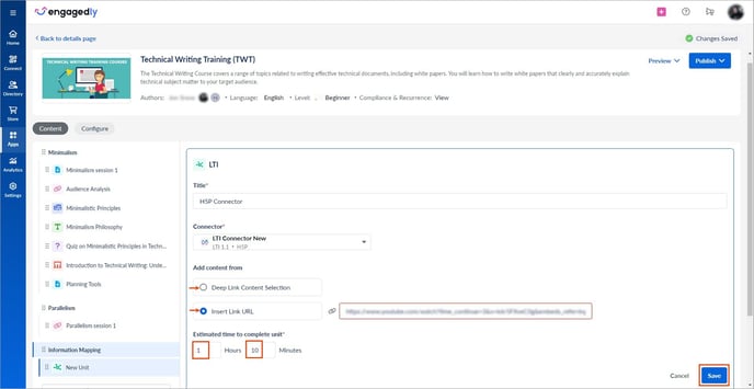 Integrate H5P with Engagedly6-1