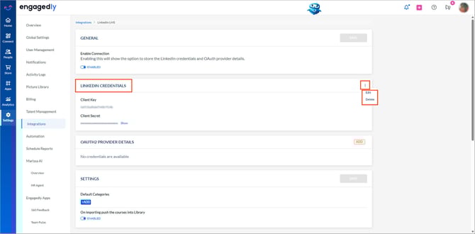 Integrate LinkedIn Learning with Engagedly9