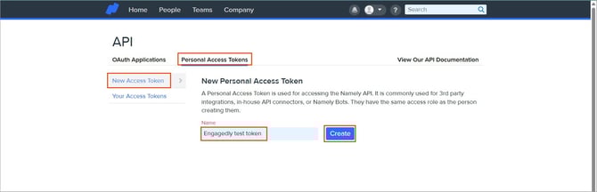 Integrate Namely with Engagedly2