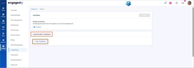 Integrate Paychex with Engagedly3