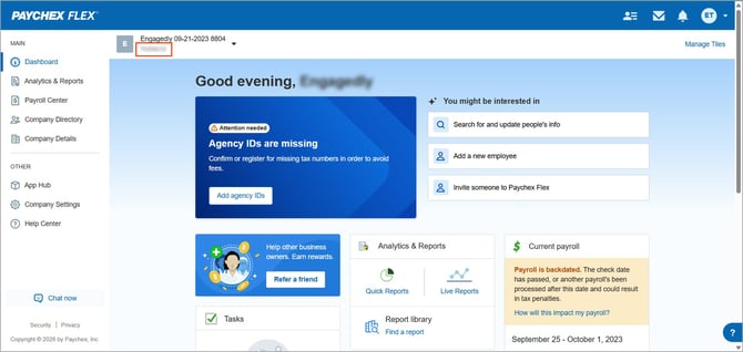 Integrate Paychex with Engagedly4