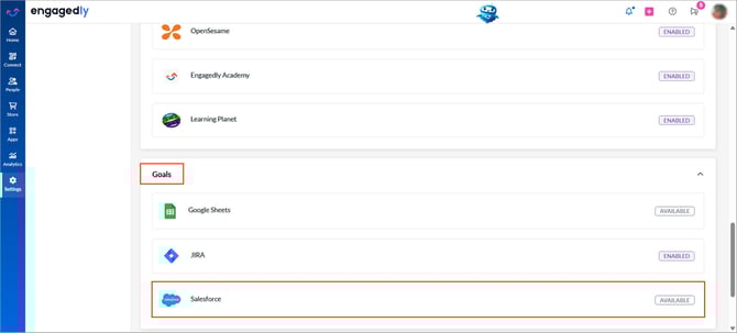 Integrate Salesforce with Engagedly1