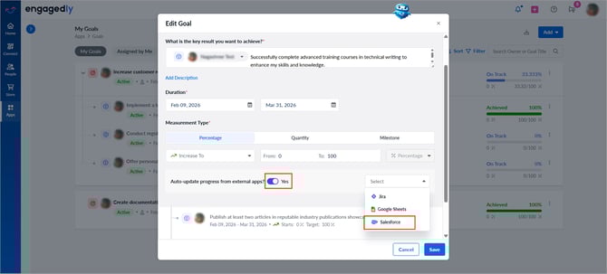 Integrate Salesforce with Engagedly4