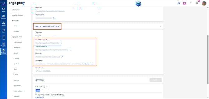 Integrate Udemy with Engagedly8