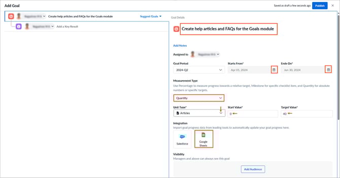 Link goals with Google Sheets1-1