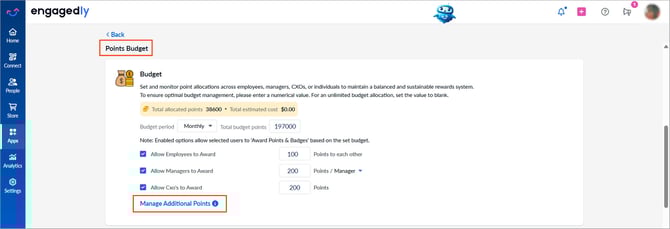 Manage additional points allocation1
