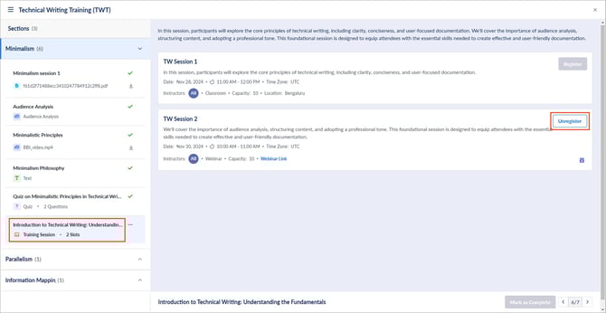 Register for instructor-led training2
