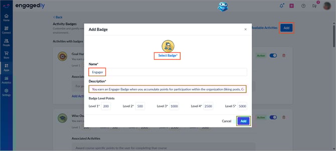 Set up activity badges1