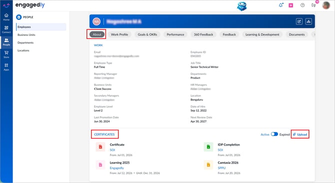 Upload and manage your certificates1
