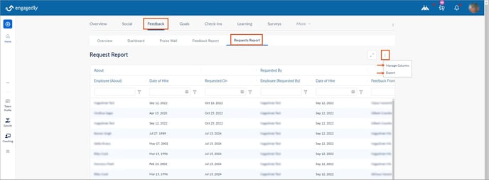 View and export feedback and request reports2-1