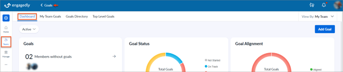 View and export goal reports