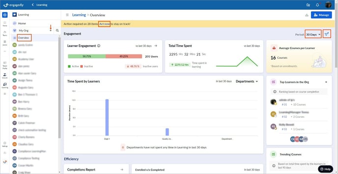 View employee learning analytics1-1