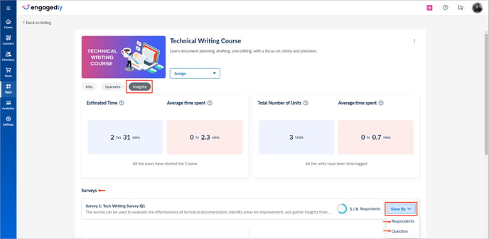 View employees survey responses1